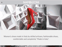 Tablet Screenshot of napoleoni.it